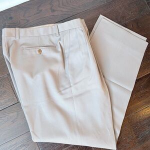 Neiman Marcus Designer Collections Pleated High Rise Trousers